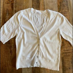 S/S crop sweater cardigan